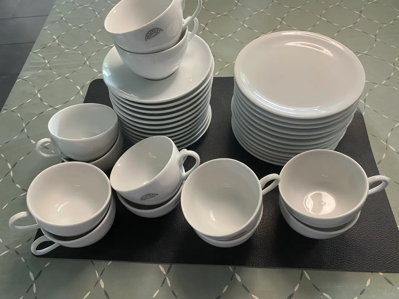 Billede 1 - Kaffekopper og kagetallerkener
