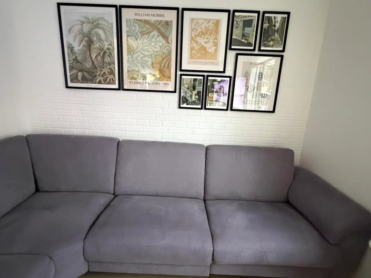 Billede 4 - Flot og rummelig hjørnesofa, farve gråblå