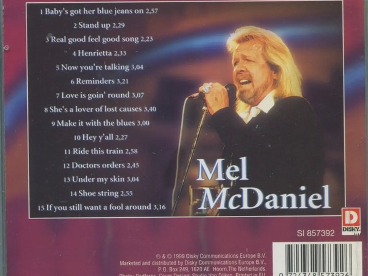Billede 2 - Mel McDaniel – Mel McDaniel – CD