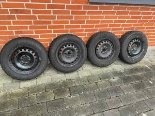 14 “ 4x100 originale stålfælge med nye vinterdæk