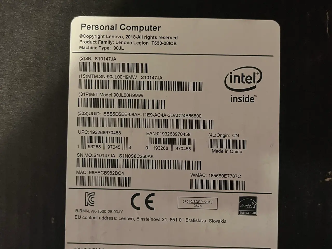 Billede 2 - Lenovo Desktop stationær computer 