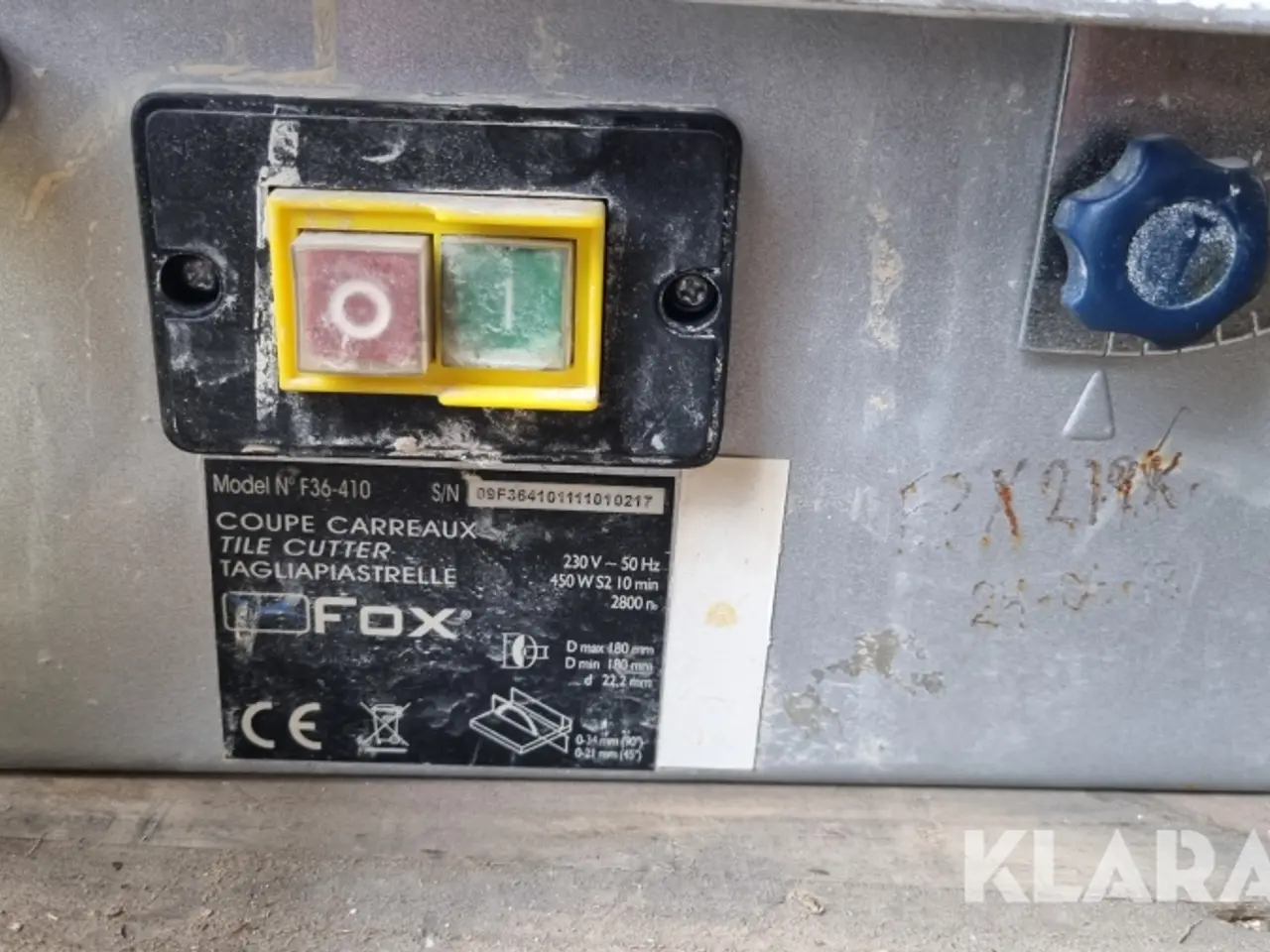 Billede 2 - Bord fliseskærer FOX F36-410