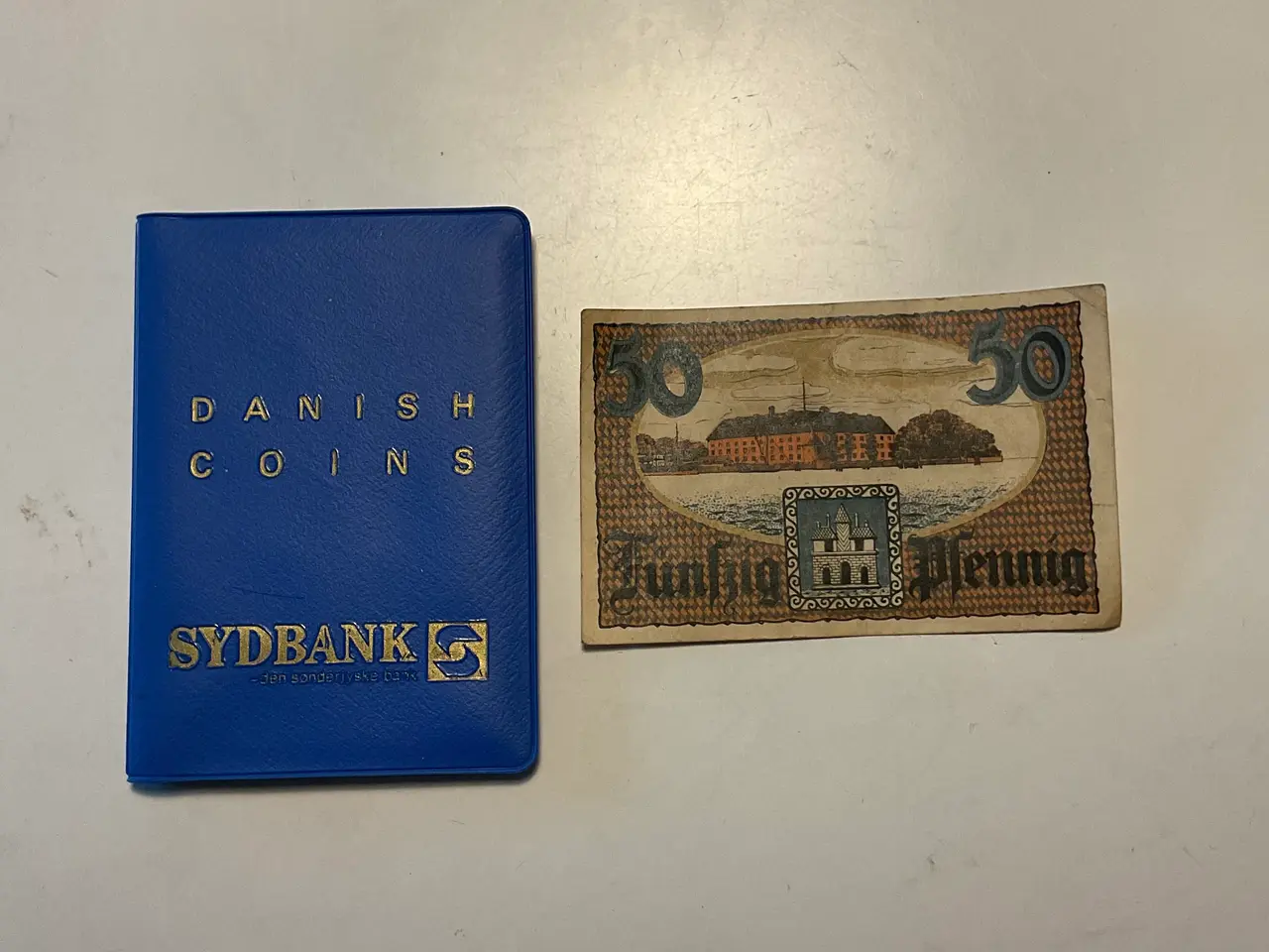 Billede 1 - Sydbank møntsæt 1979 og en nødpengeseddel