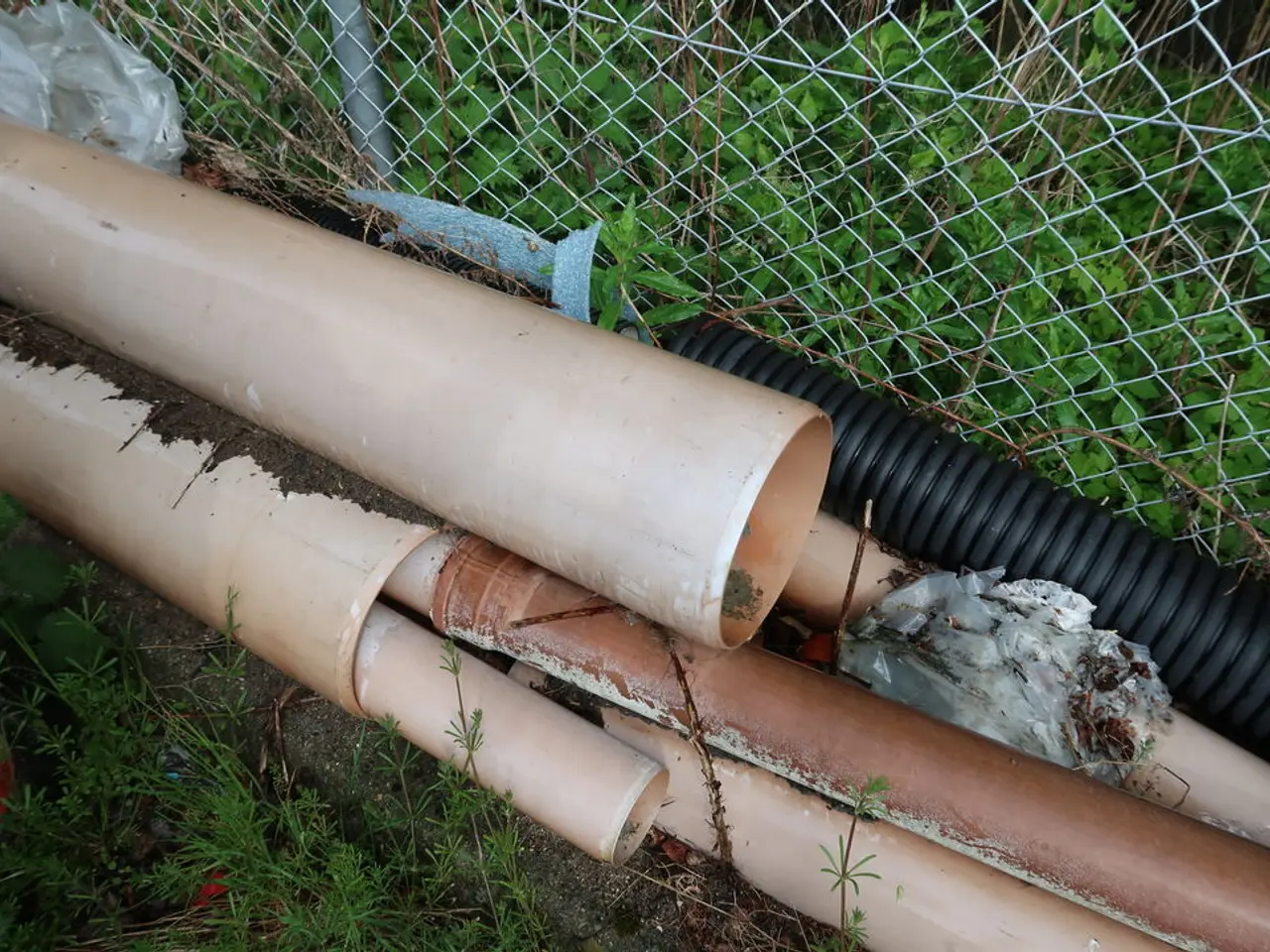 Billede 5 - 5 stk. byggepladshegn, div. Rør m.m.