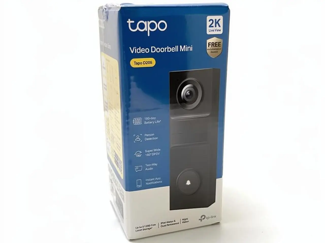 Billede 1 - TP-Link Tapo D205 smart dørklokke med kamera