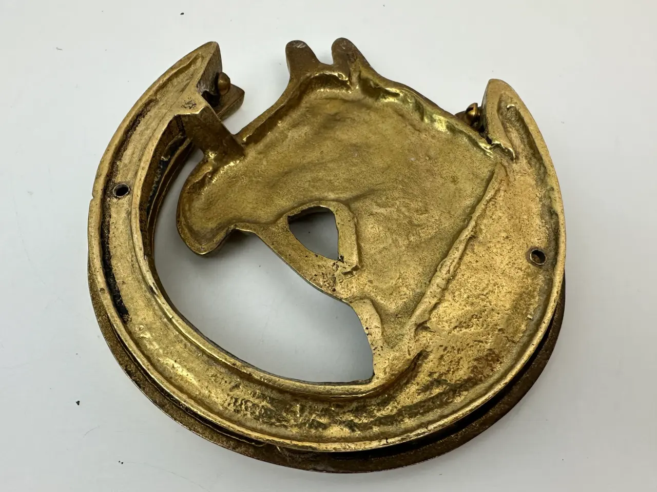 Billede 7 - Vintage dørhammer i messing (hest)