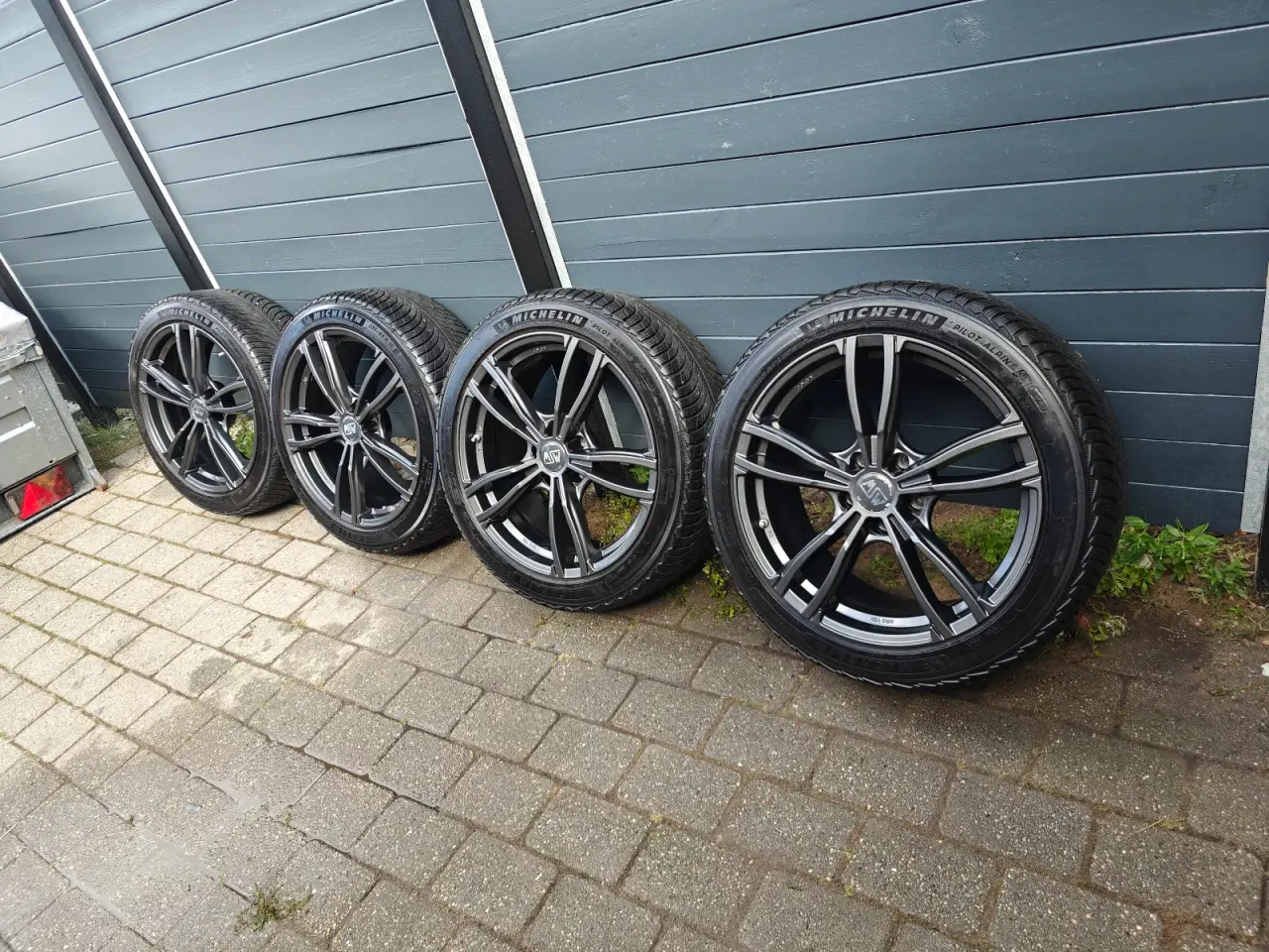 Billede 4 - 5x120 19" alufælge 235/45R19 Michelin vinterhjul