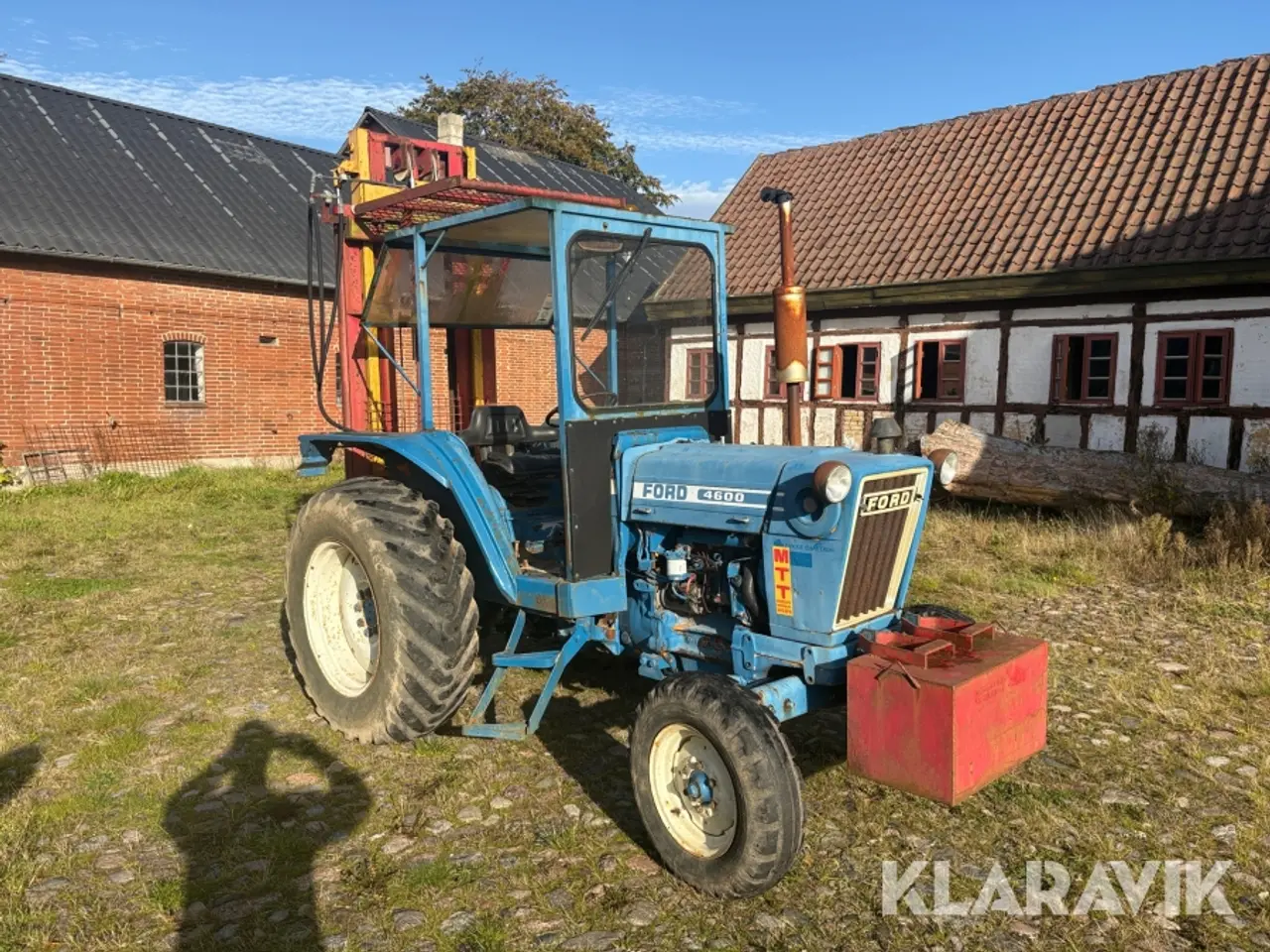 Billede 7 - Traktor Ford 4600 med byggelift