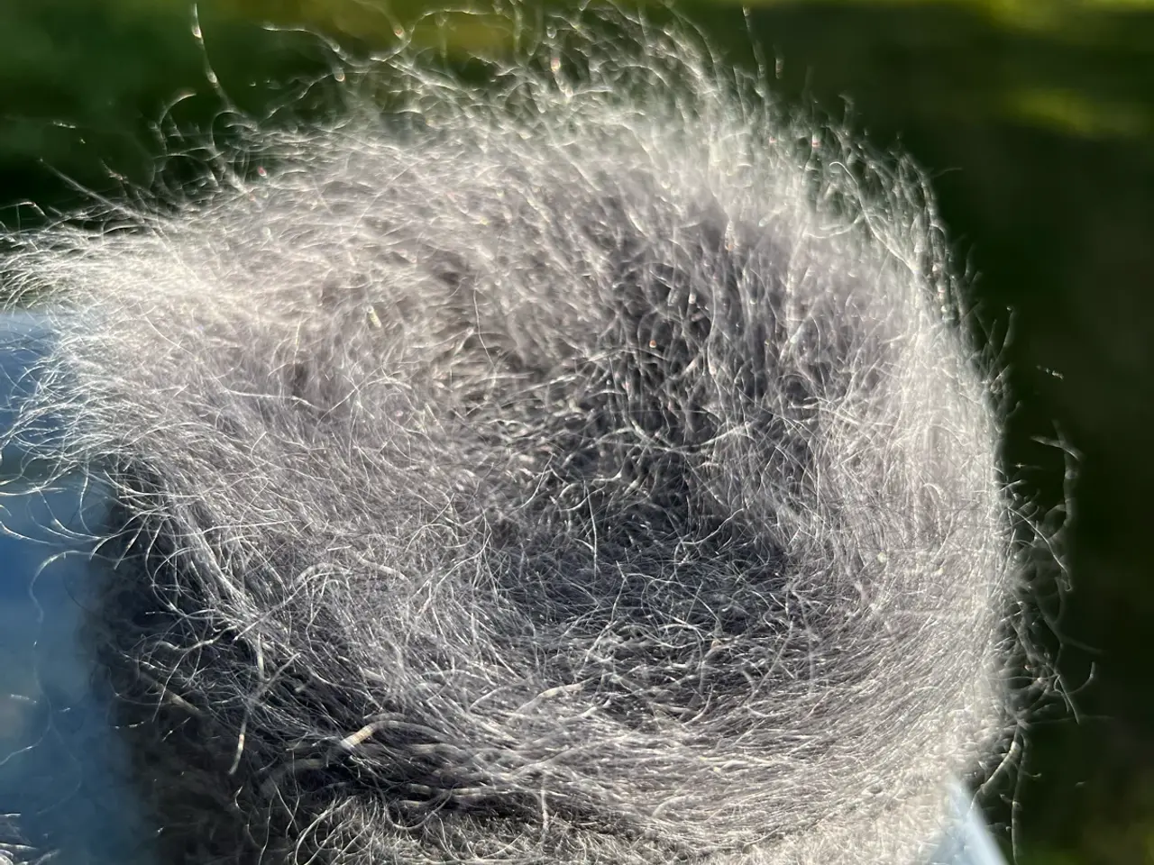 Billede 5 - Italiensk garn - Mohair / Silke - Grå - 268 gram
