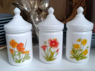 Vintage France opaline krukker