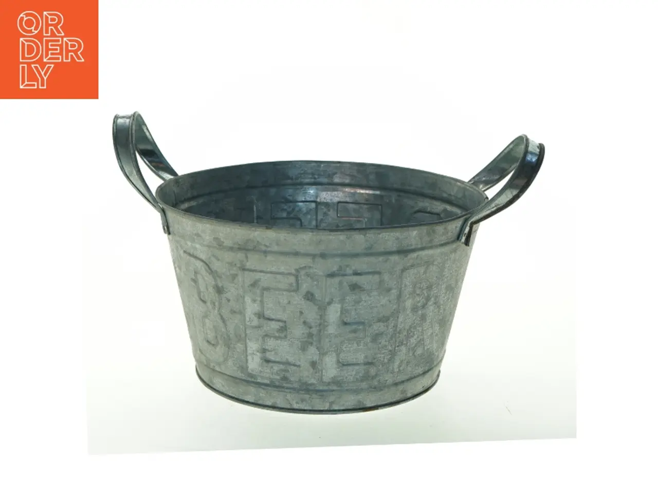 Billede 1 - Metalkøler med graverede bogstaver (str. Ø 25 cm)