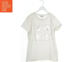 Hvid T-shirt med tekst fra Cost bart (str. XL)