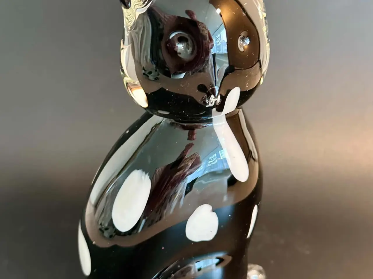 Billede 9 - Søde håndlavede glaskatte i kunstglas.