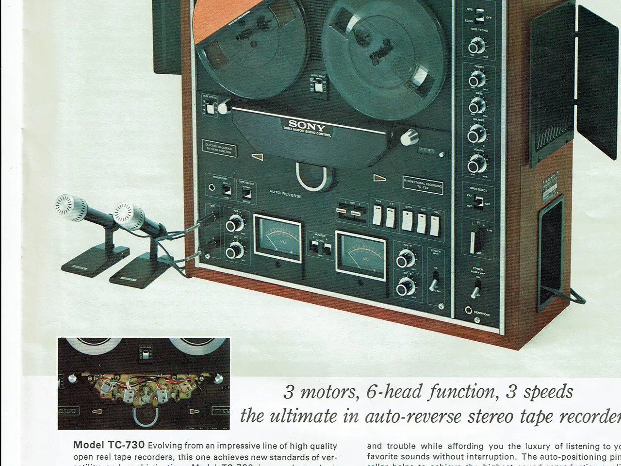 Billede 1 - Sony model : TC.730 tapecorder, flyttesalg...