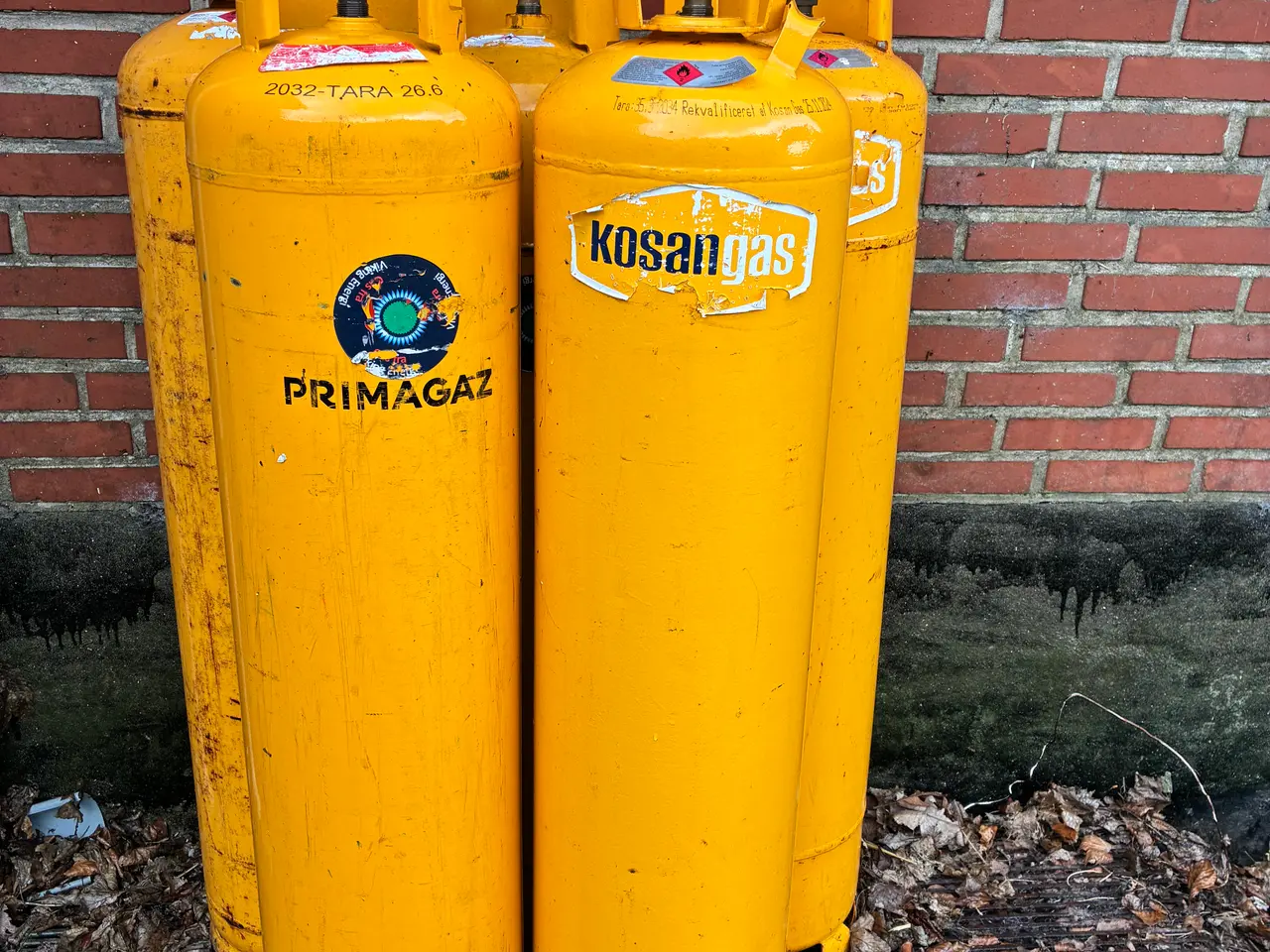 Billede 1 - 5 33 kg gasflasker sælges
