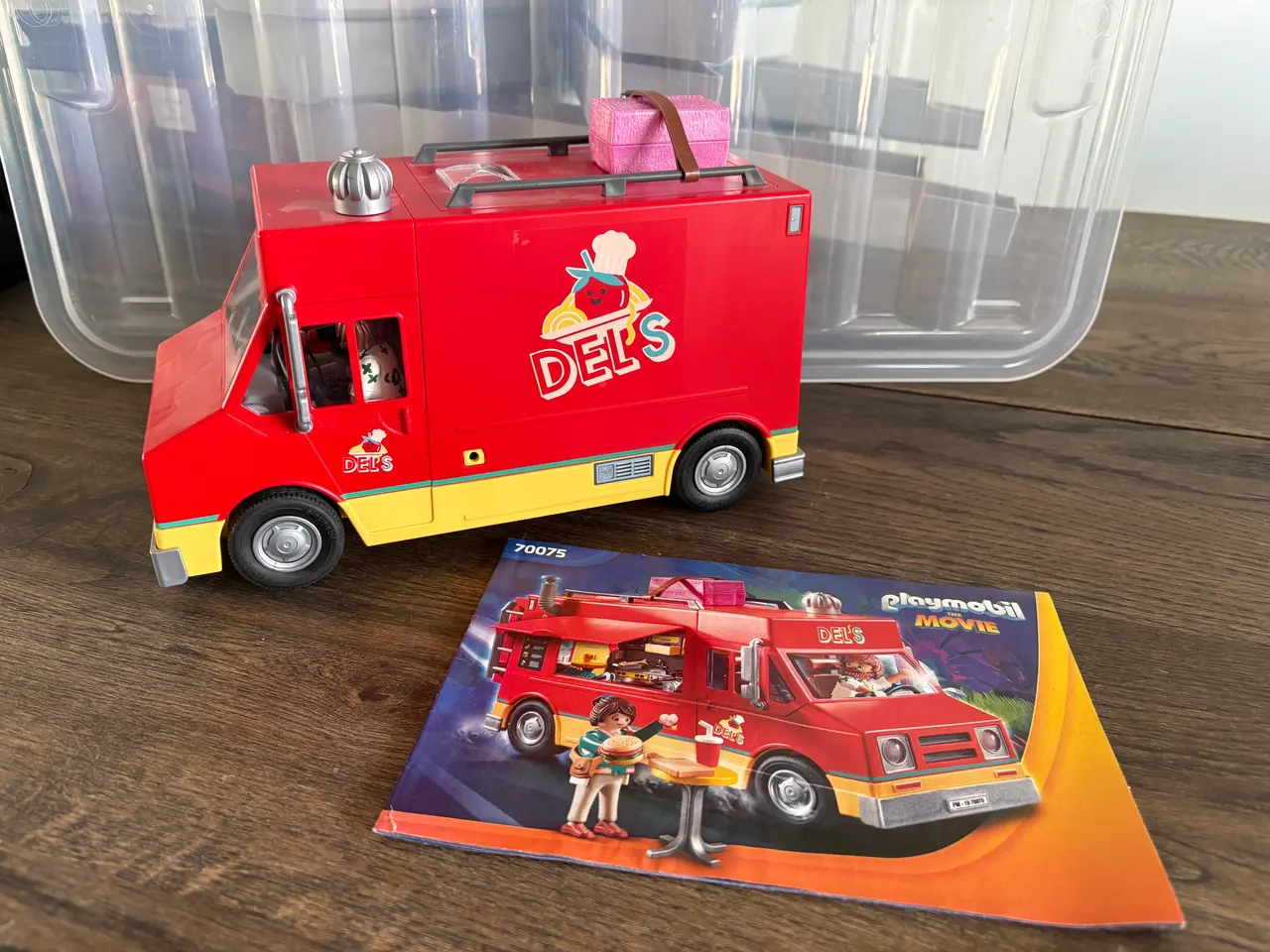 Billede 1 - PLAYMOBIL Del’s foodtruck 70075