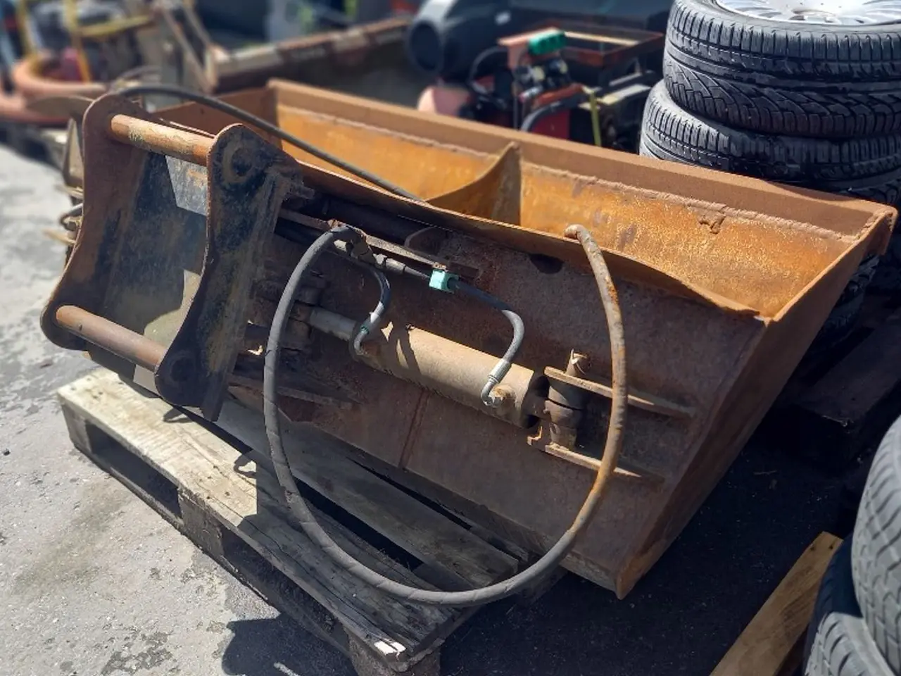 Billede 1 - Hydraulisk planerskovl 2 stempler