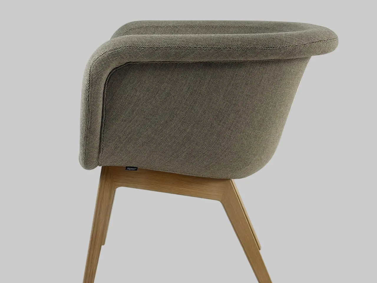 Billede 4 - +HALLE Chester Loungestol – Beige/Eg Stel