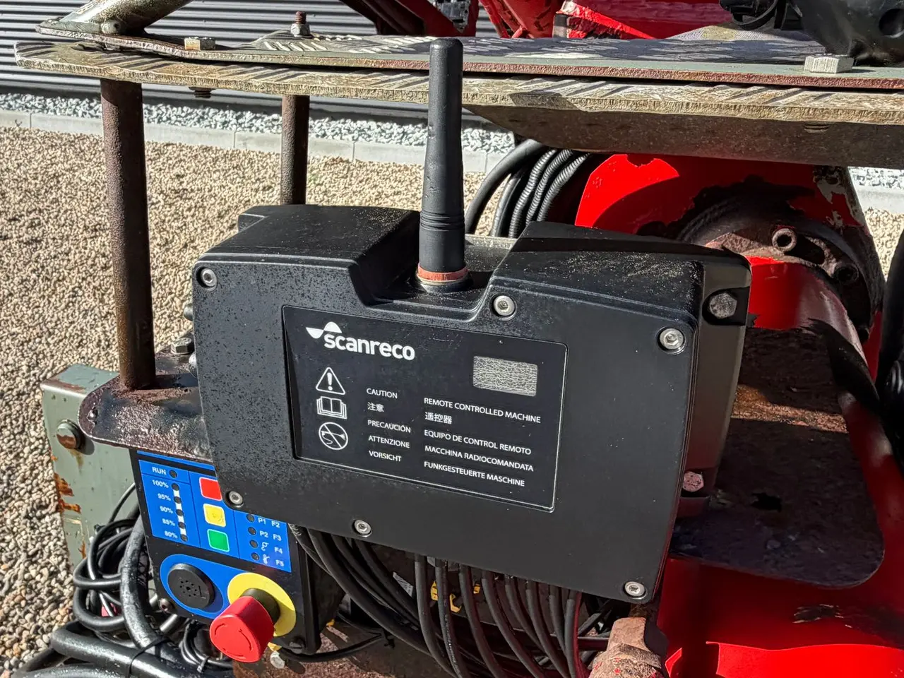 Billede 17 - HMF Kran Monteret med scanreco modtager
