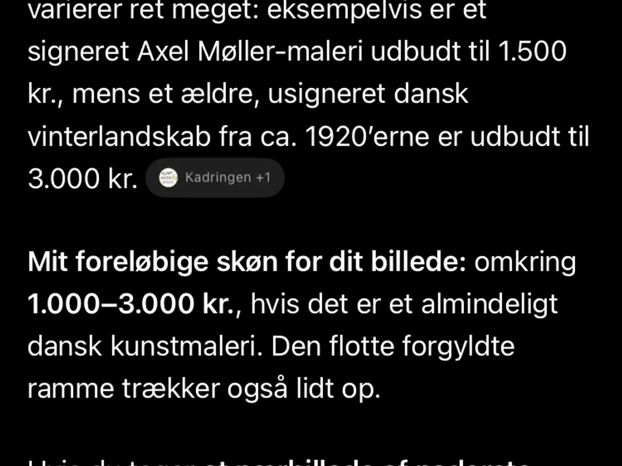 Billede 3 - Super flot oliemaleri i smuk guldramme