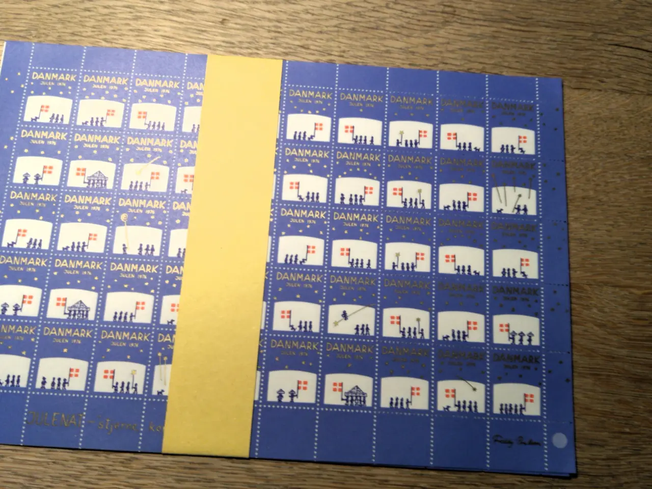 Billede 7 - 3 Danske juleark 1978-79-80-81 til nedsat pris