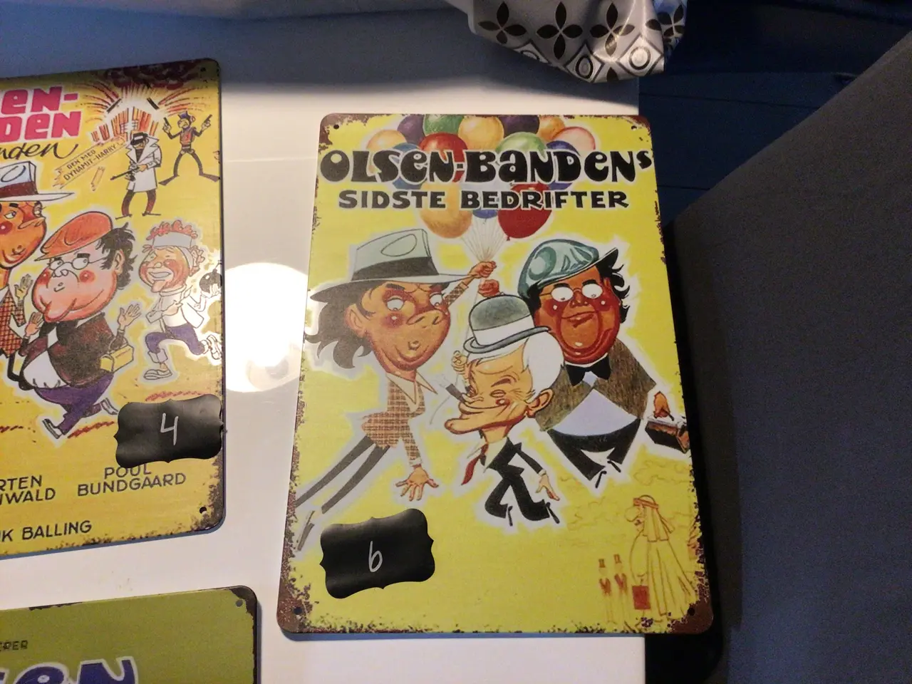 Billede 7 - Metalskilte “Olsen Banden”