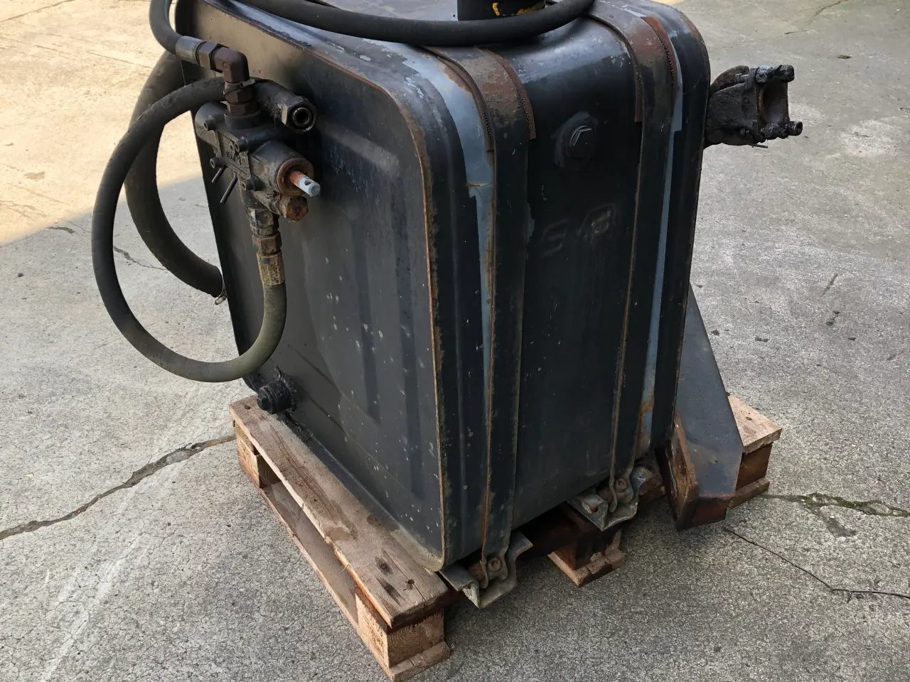 Billede 1 - Hydrauliktank + pump