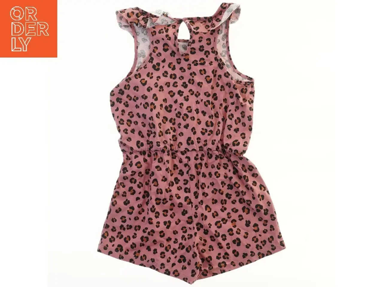 Billede 2 - Rosa buksedragt med leopardmønster fra H&M (str. 122)