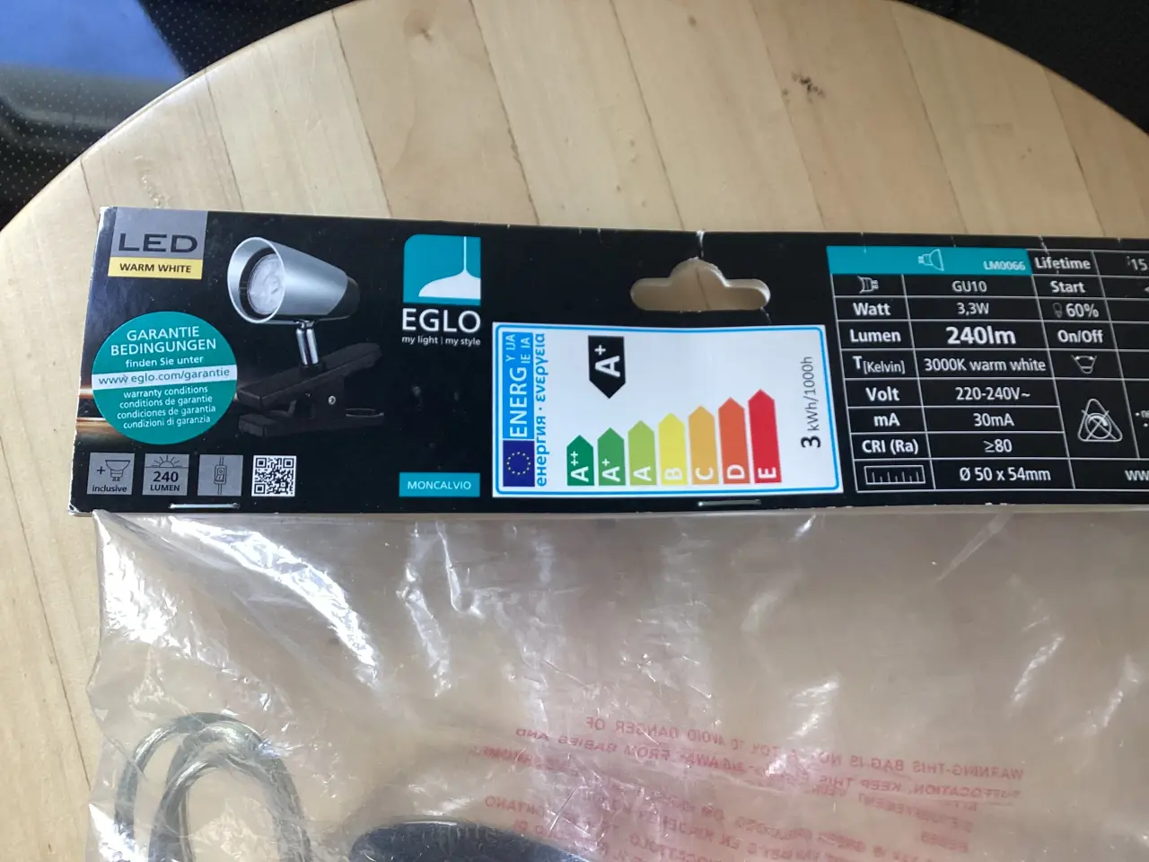 Billede 5 - Spot lampe med klemme helt ny