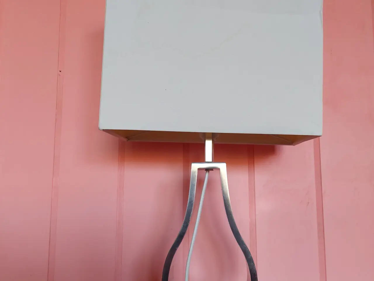 Billede 1 - bordlampe metal stel