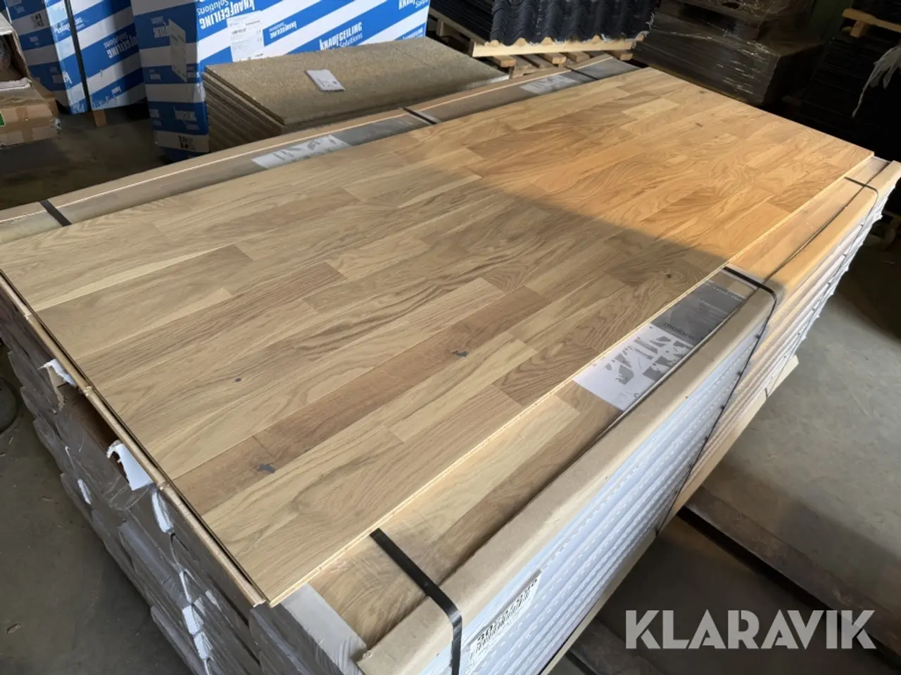 Billede 3 - Gulv Moland Parket Living Eg UV-matlak, hvid  127,2m2