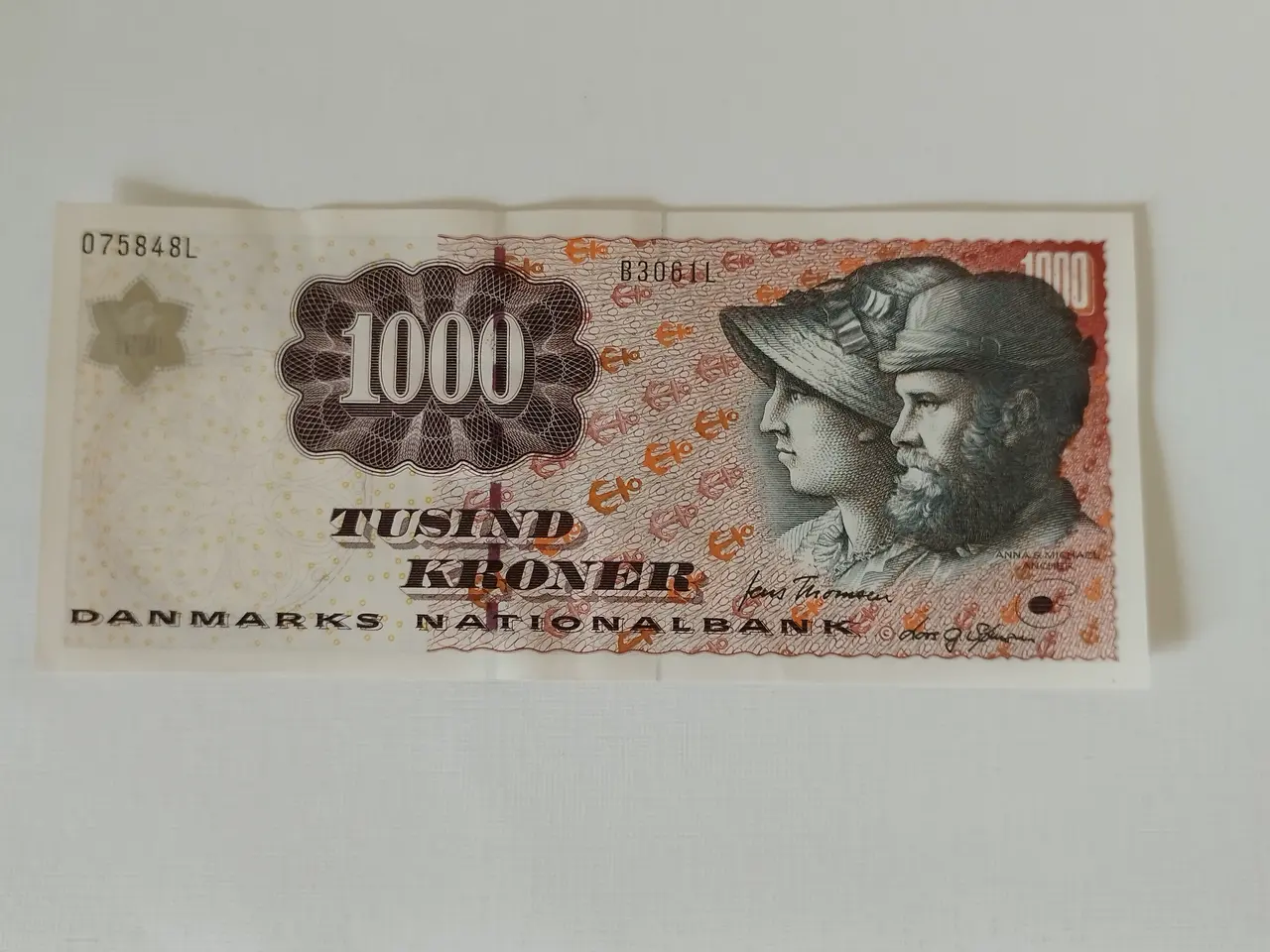 Billede 1 - 1000 Kroner. 2006. Anna og Michael Ancher