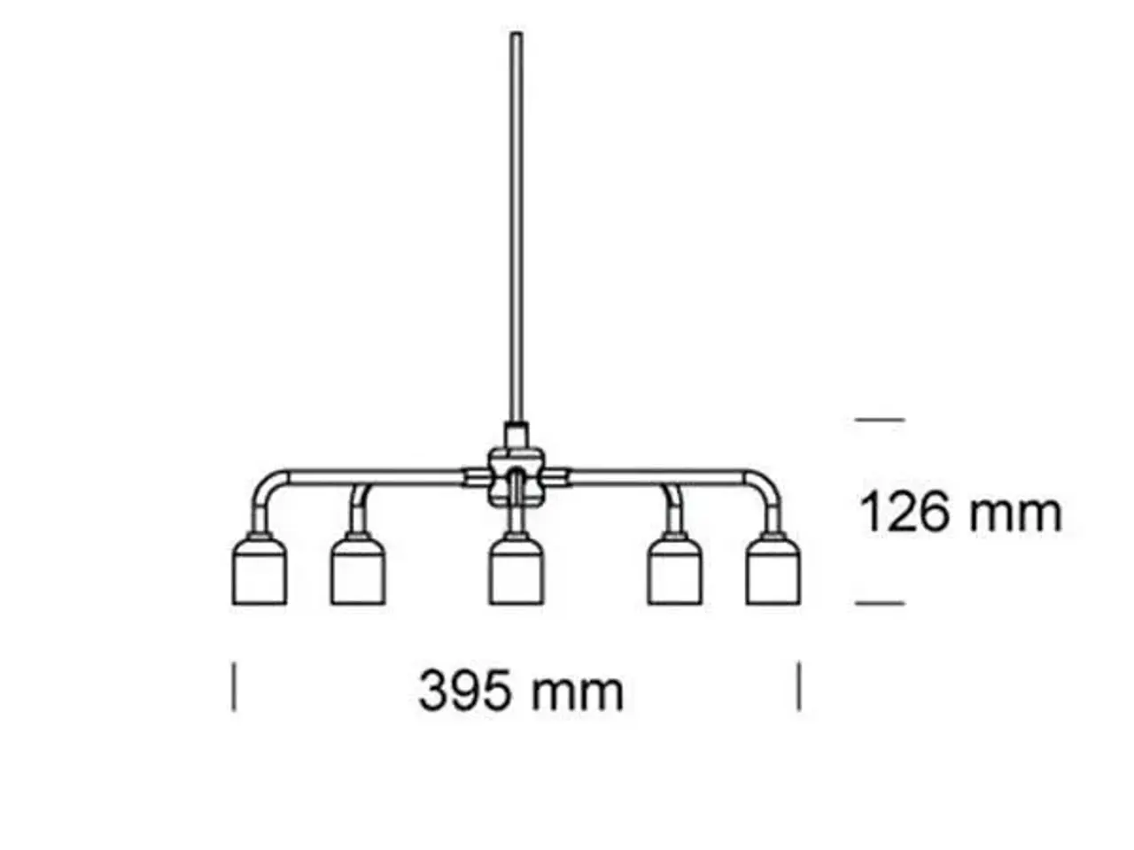 Billede 7 - Menu Leonard chandelier børstet stål (NY)