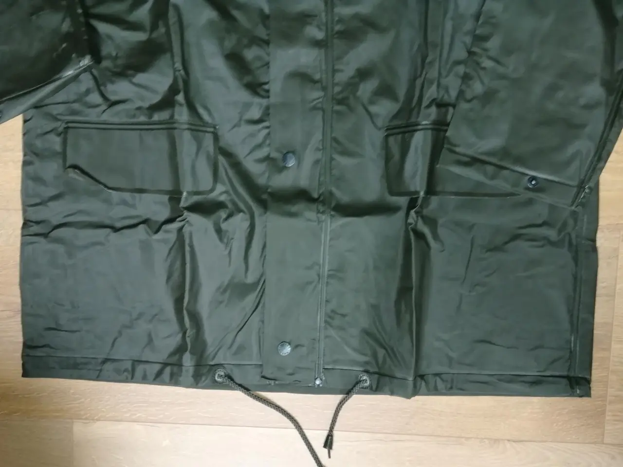 Billede 4 - NY Ocean Regnjakke, vandtæt PVC/Polyester Grøn, L