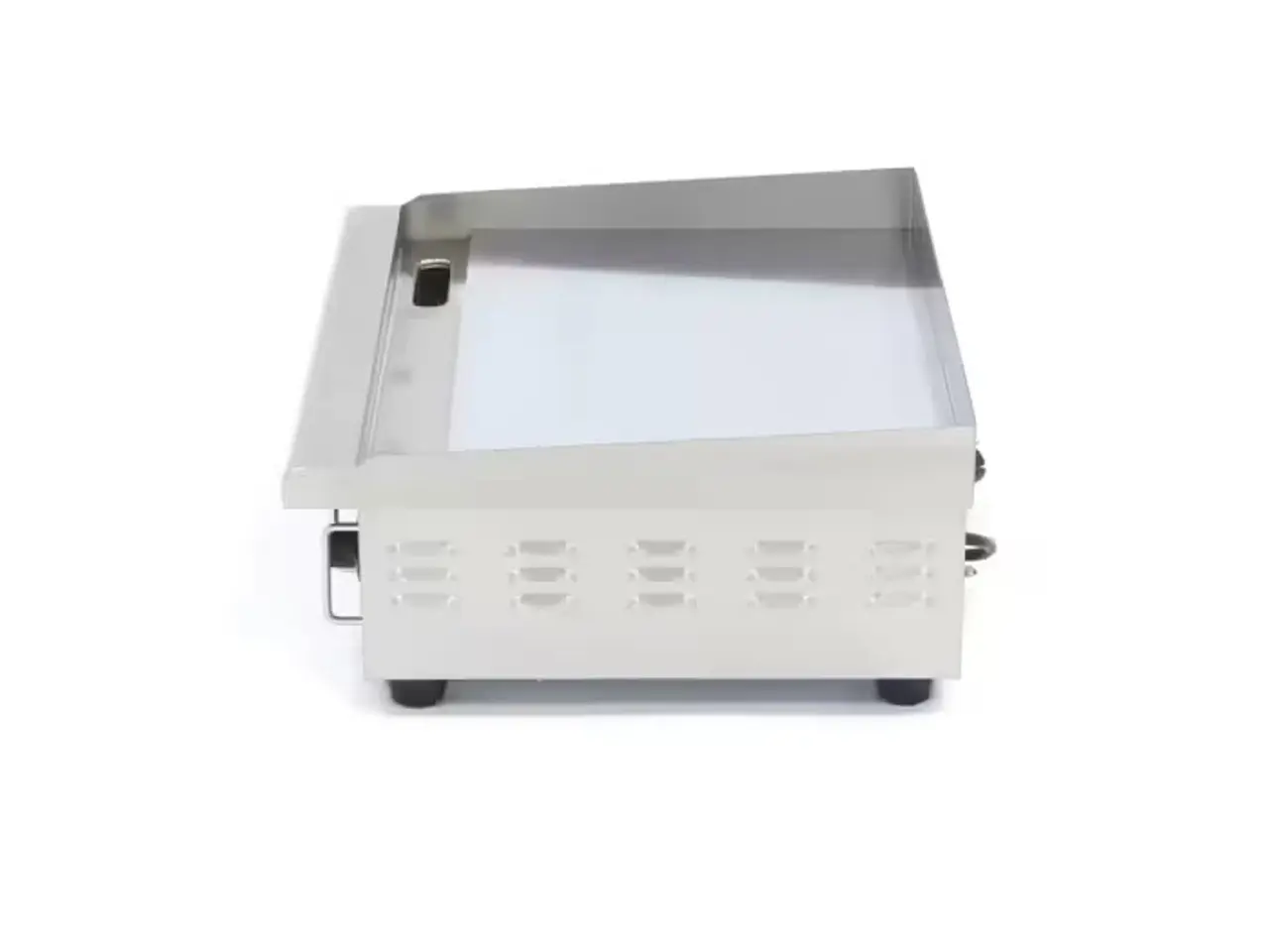 Billede 5 - Maxima Elektrisk Stegeplade 55 cm – Krom – Glat