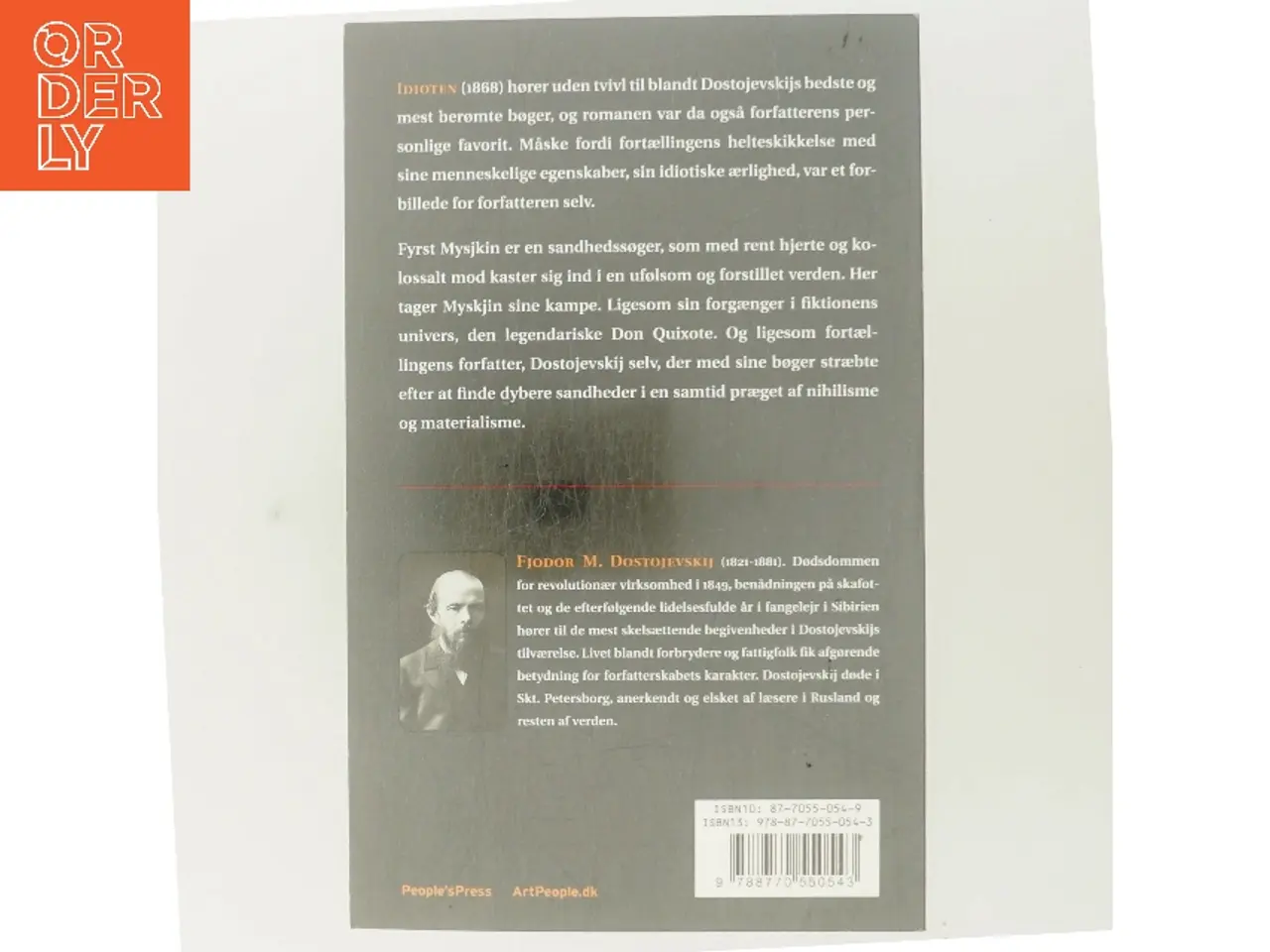 Billede 3 - Idioten. Bind 2 (Ved Ejnar Thomassen) af F. M. Dostojevskij (Bog)
