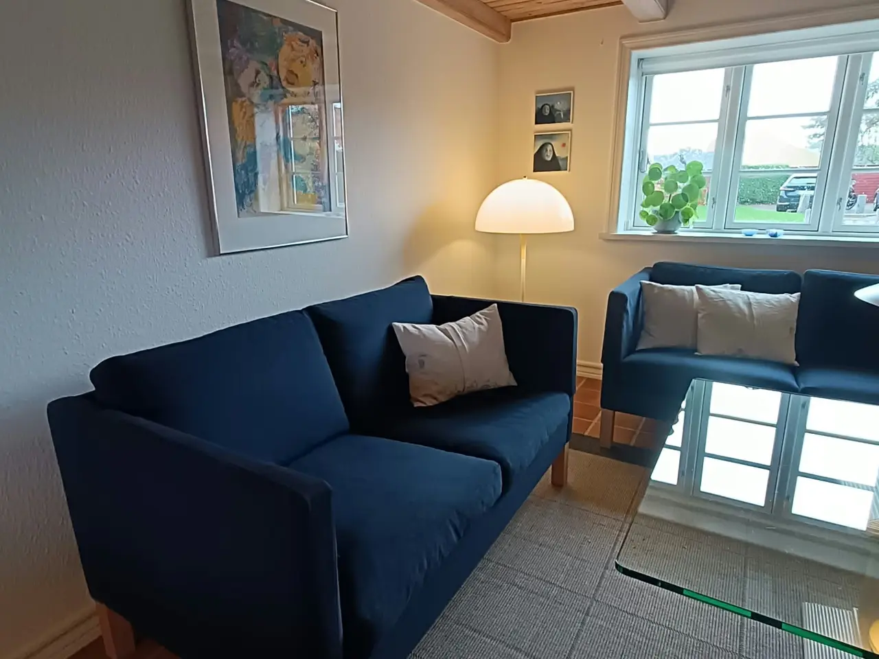 Billede 3 - Søren Lund 3- & 2-per sofaer i marineblå