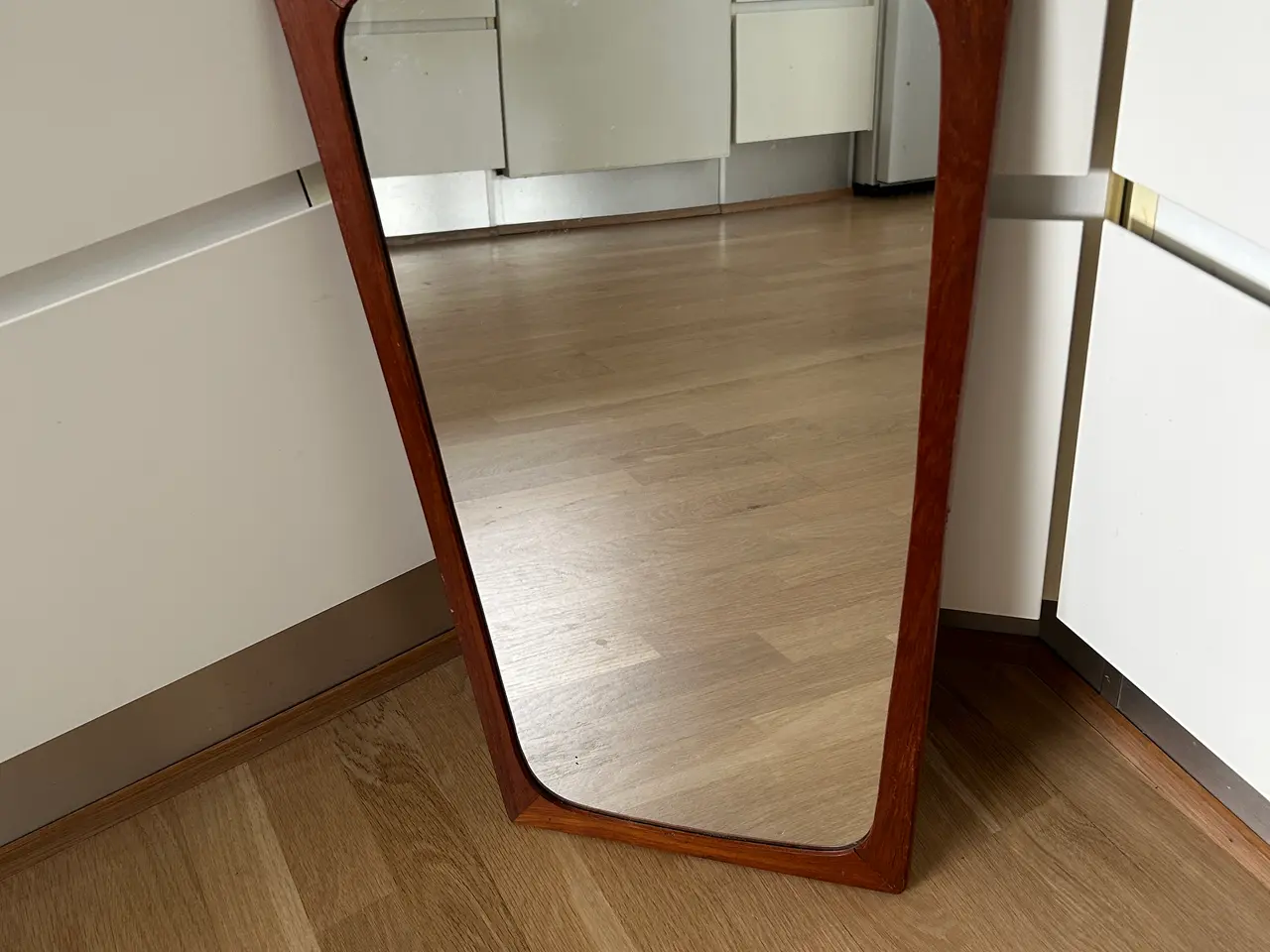 Billede 1 - Teak Spejl, vintage