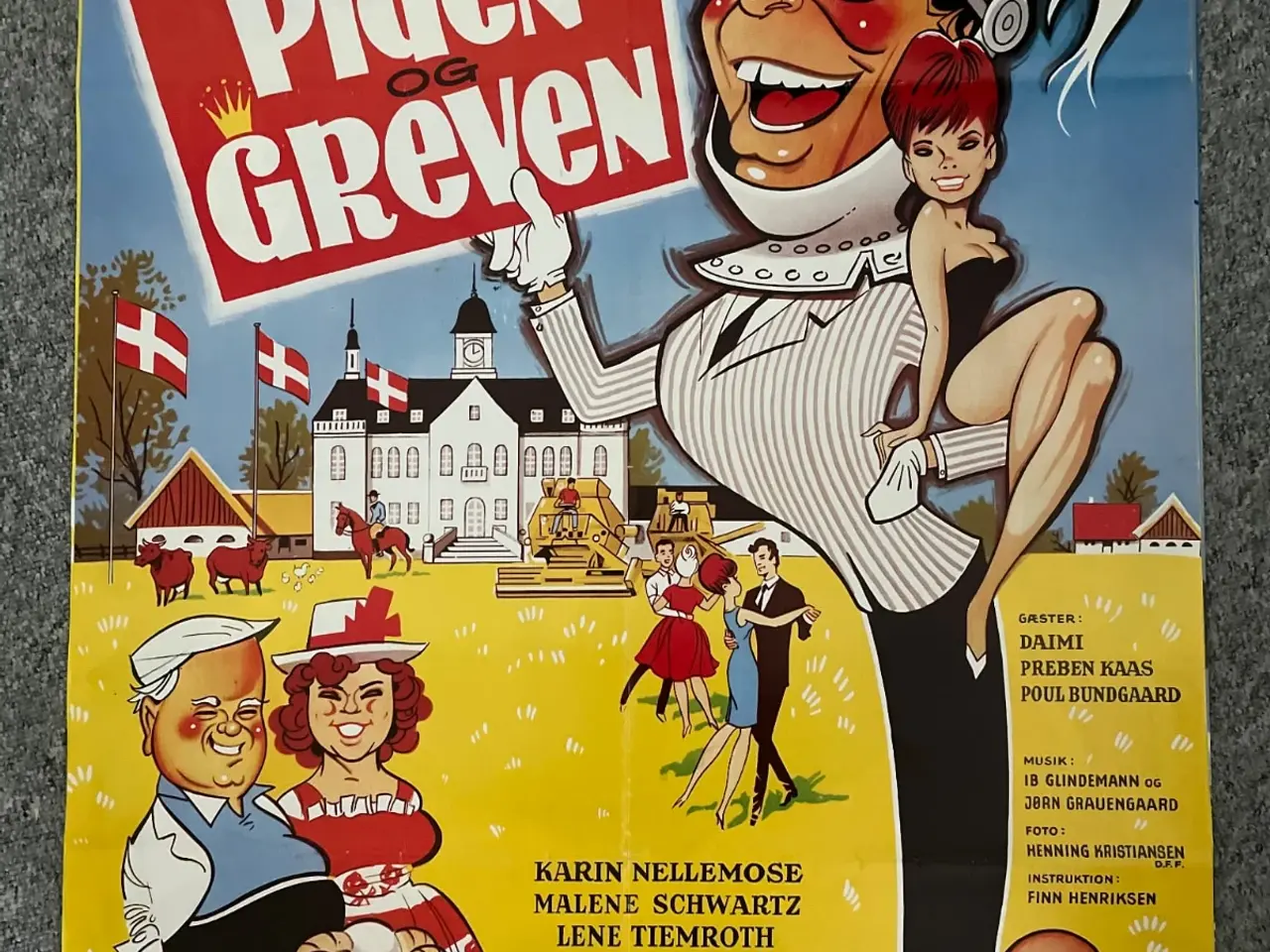 Billede 9 - 9 Stk. Originale danske filmplakater