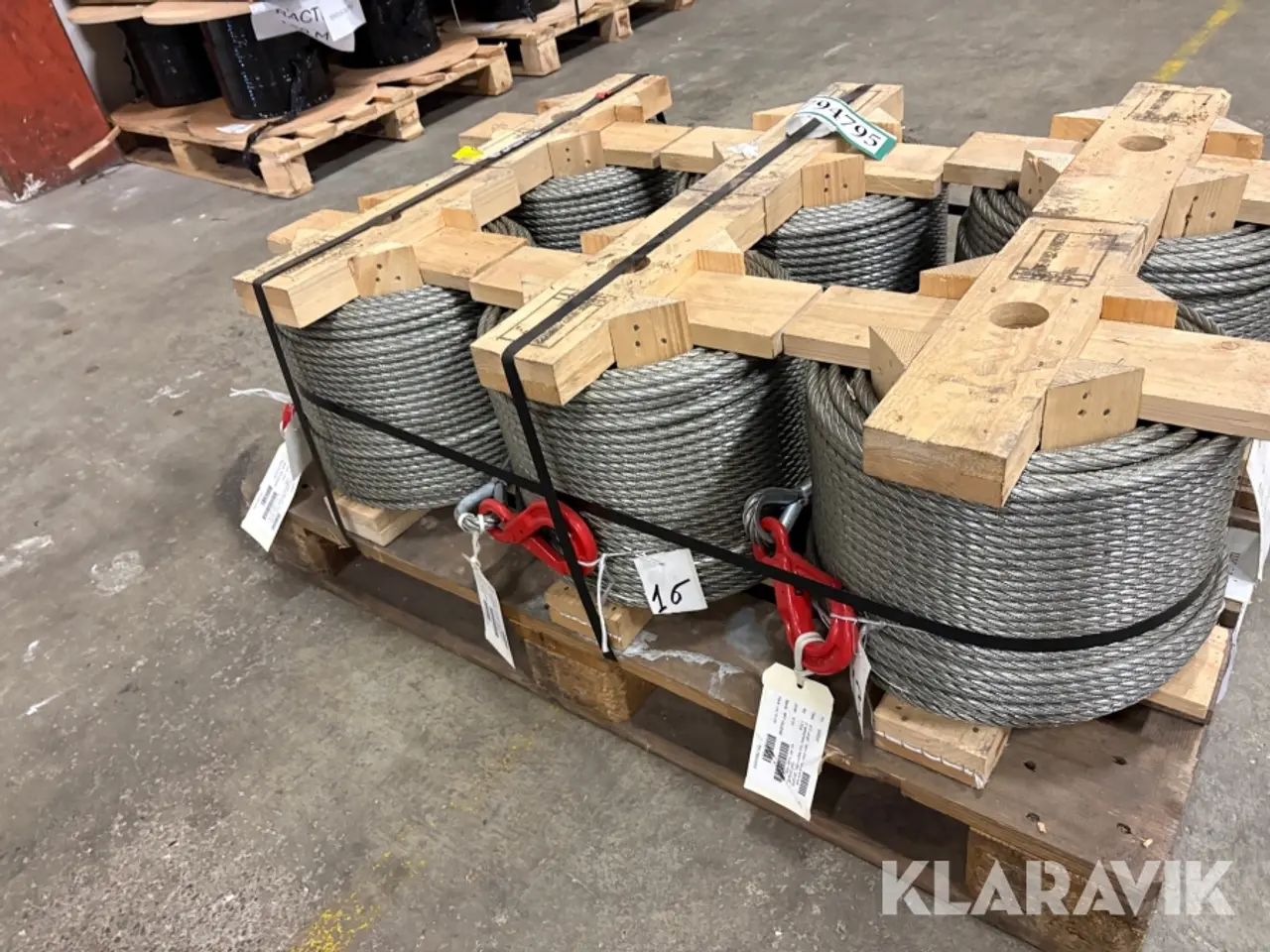 Billede 10 - Stålwire Drahtseilwerk Hemer Taurus Wire Top E Safetyhook 6 bundter 780 m