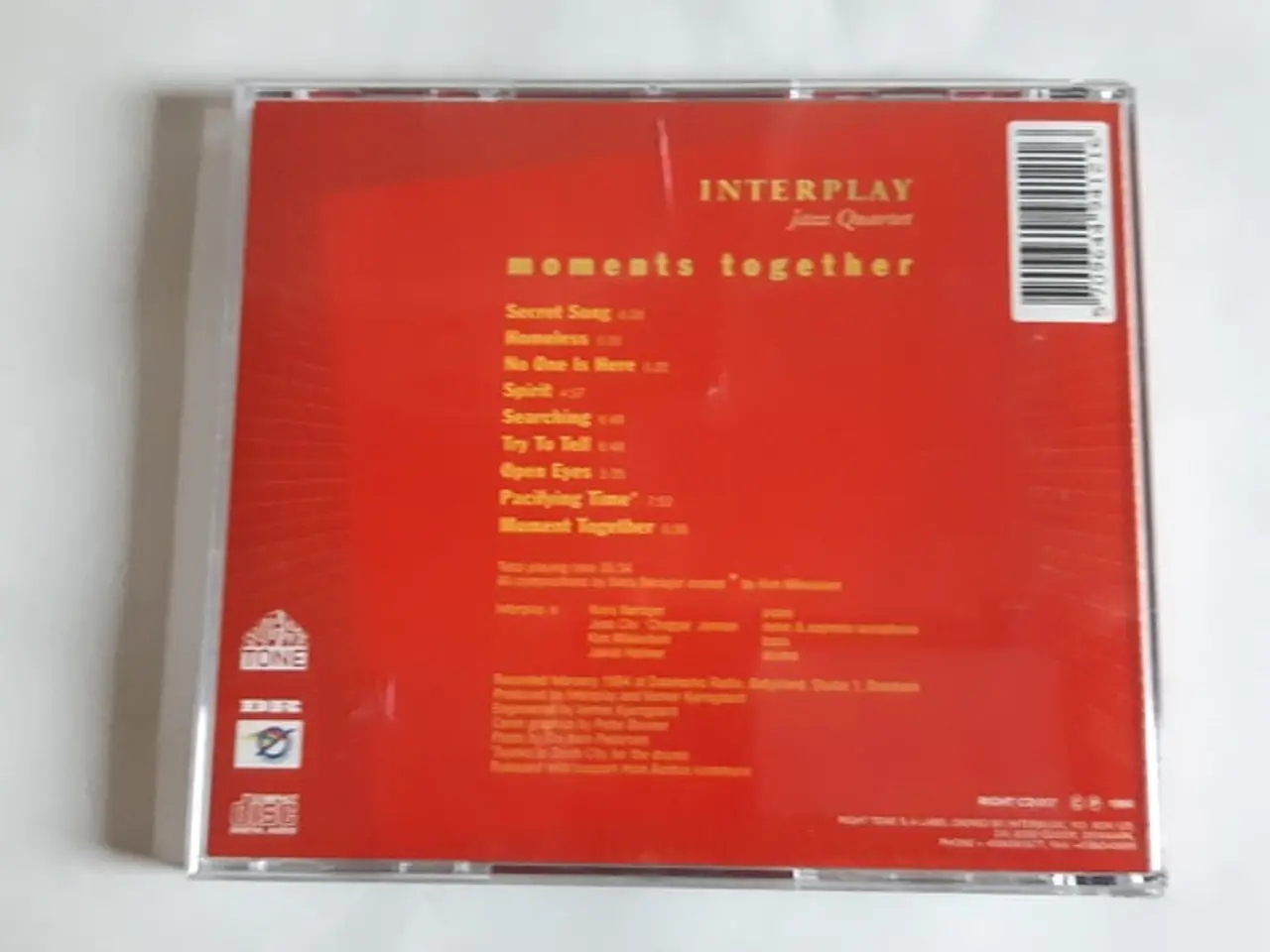 Billede 3 - Interplay Jazz Quartet – Moments Together – CD