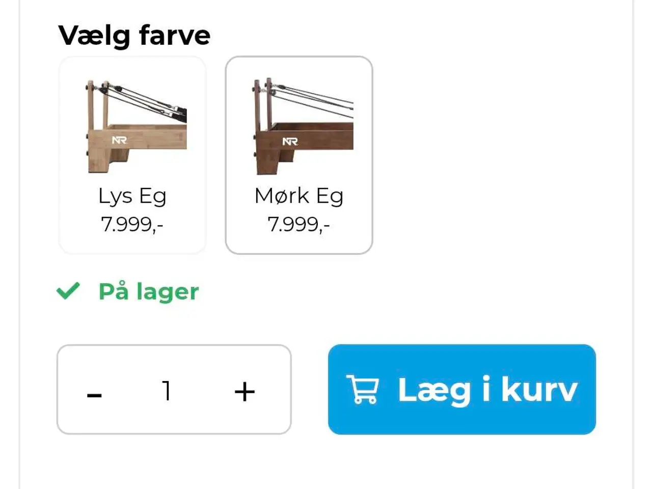 Billede 3 - Reformer, foldbar. Mørk Eg