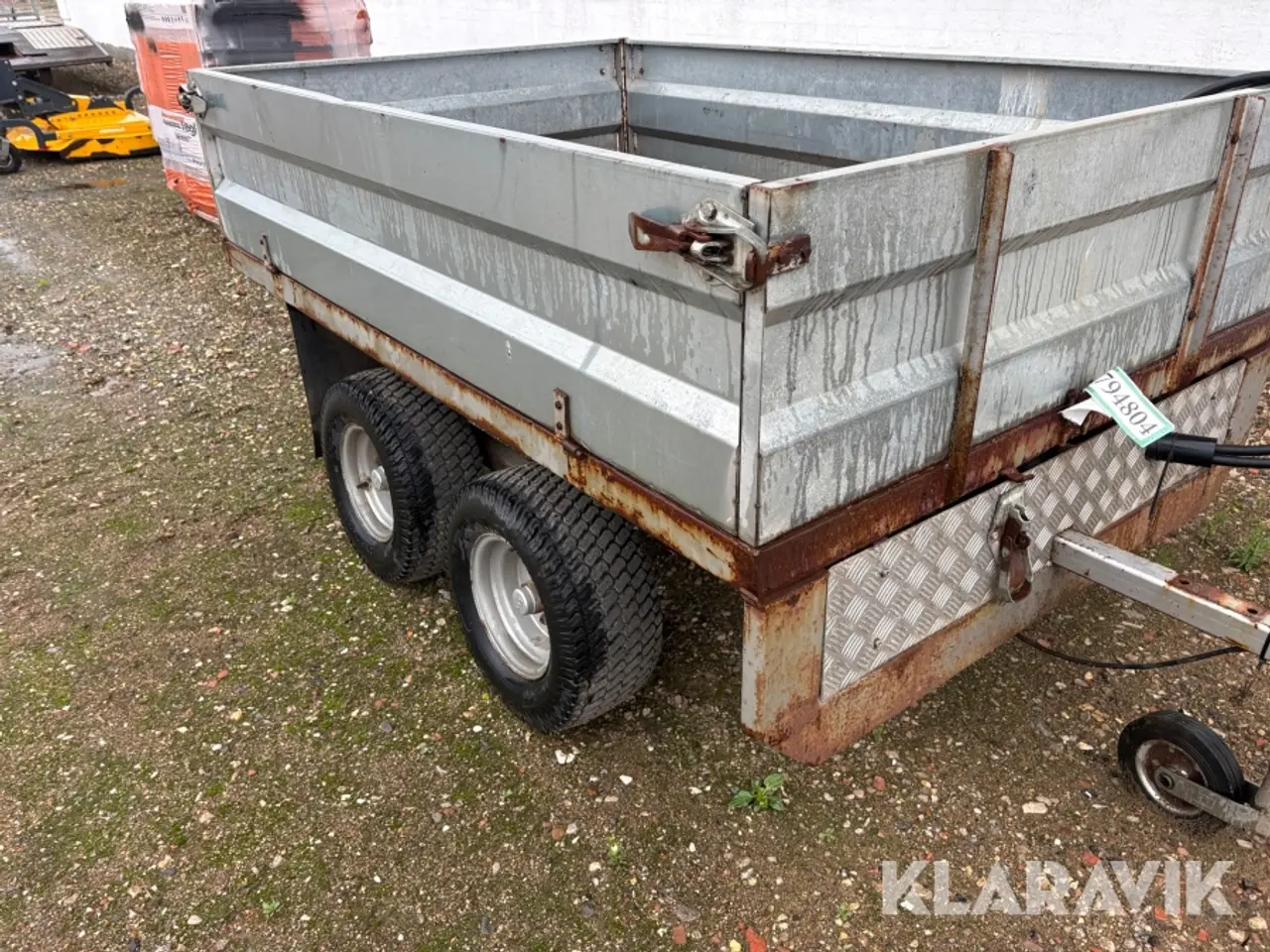 Billede 11 - Trailer med hydraulisk tip