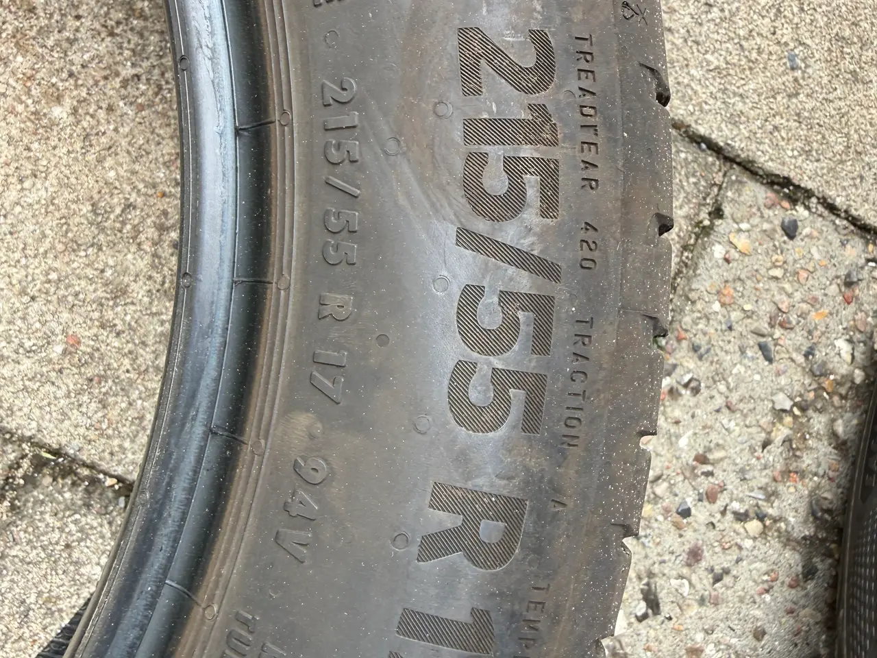 Billede 3 - Continental Sommerdæk 215/55 R17