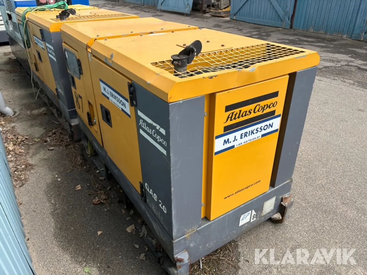 Billede 3 - Generator Atlas Copco QAS 20