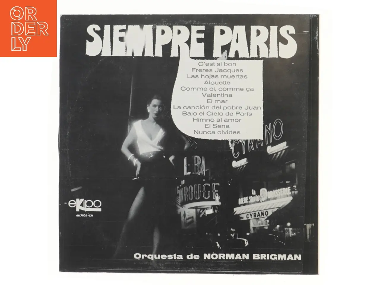 Billede 2 - Siempre Paris – Orquesta de Norman Brigman (LP)