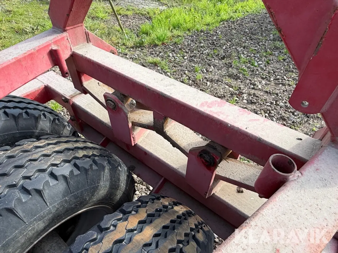 Billede 11 - Frontpakker HE-VA Press-roller 150 Med 4 gummihjul