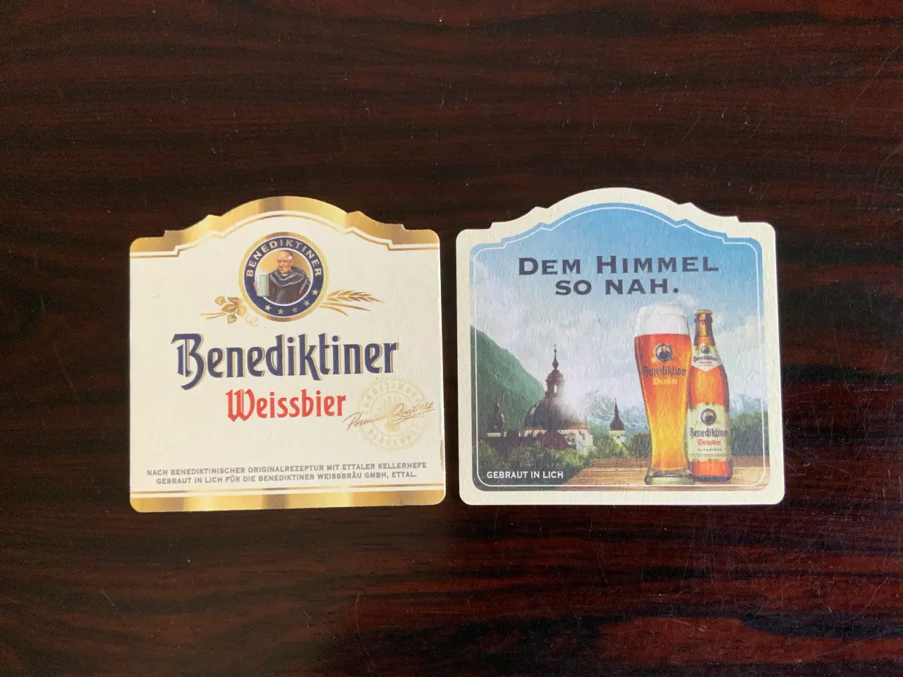 Billede 1 - Ølbrikker, Benediktirne Weissbrau