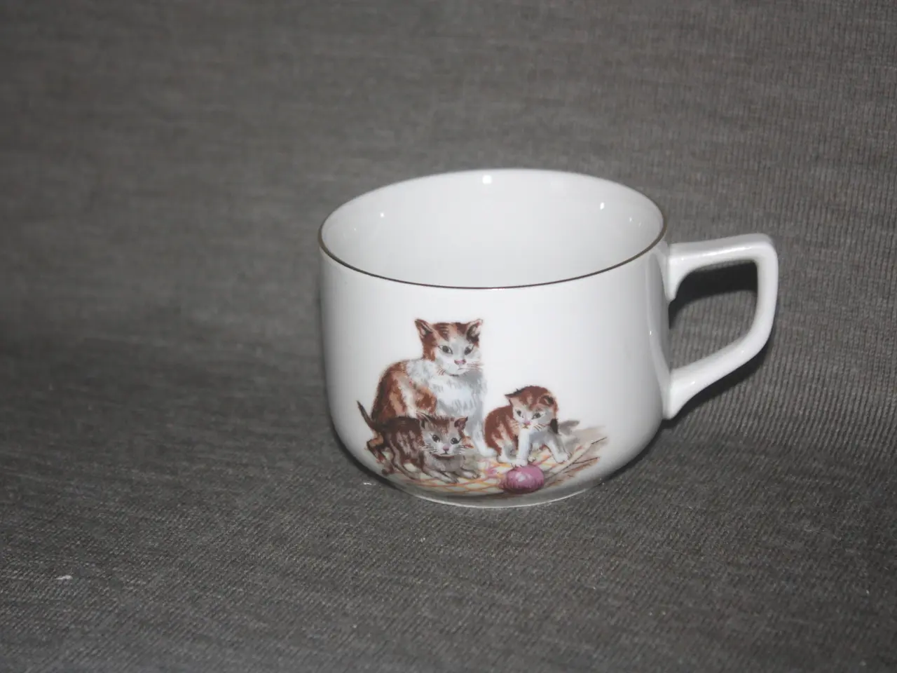 Billede 5 - Porcelæn med kat / katter