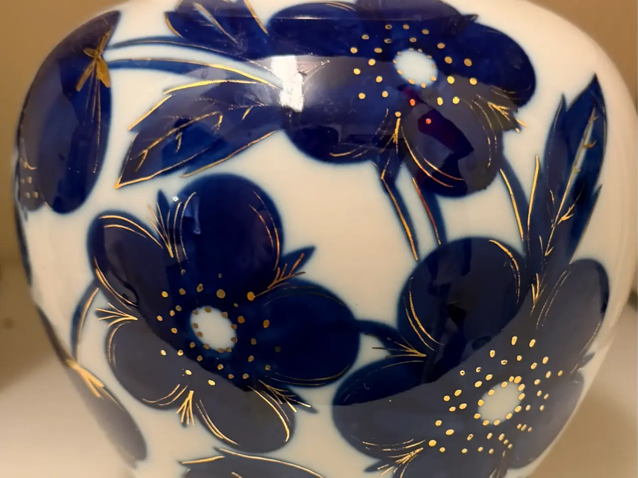 Billede 3 - LFZ / Lomonosov “Blue Flowers” porcelænsvase – US